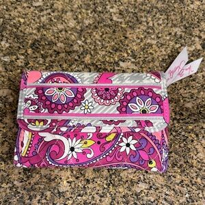 Vera Bradley Wallet in the “Paisley Meets Plaid” Pattern